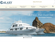 Tablet Screenshot of galapagosgalaxy.com